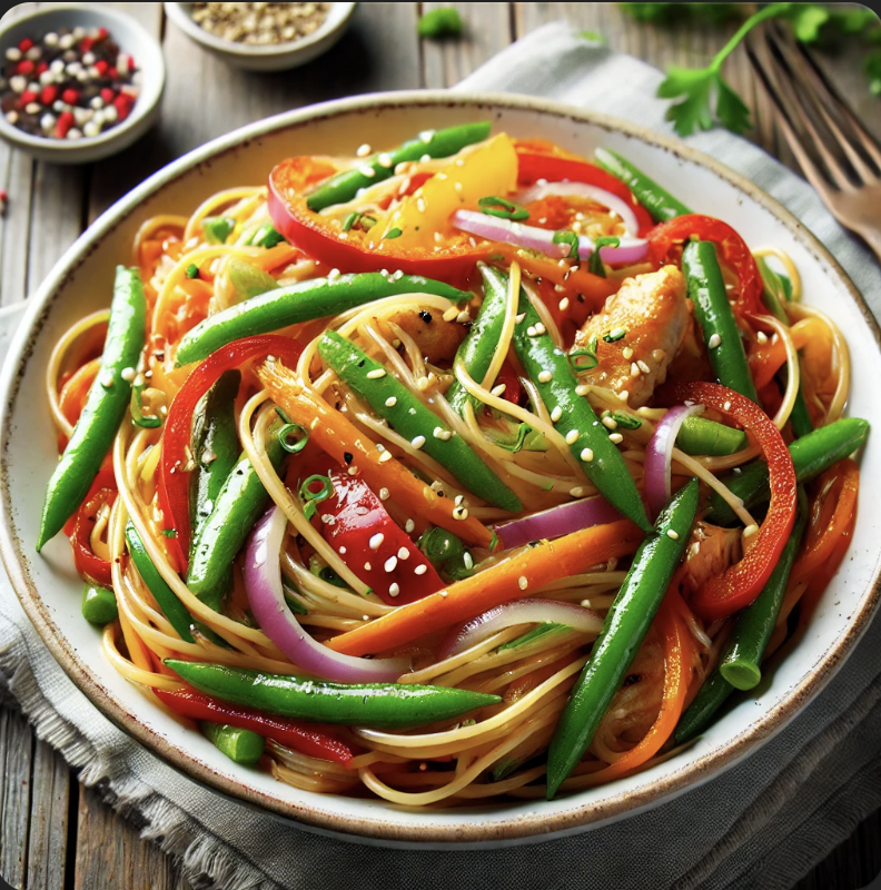 Small Stir-fry Spaghetti